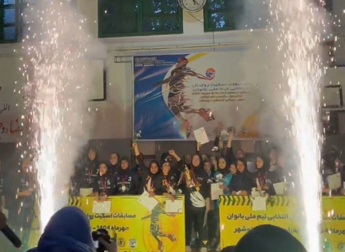 قهرمانی تیم مازندران در مسابقات انتخابی تیم ملی رولبال بانوان