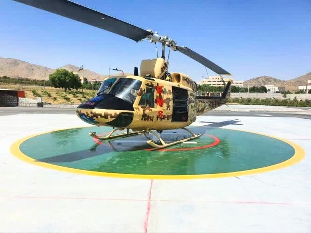 انتقال مصدومان سقوط بالگرد هلال احمر با بالگرد اورژانس هوایی استان مرکزی