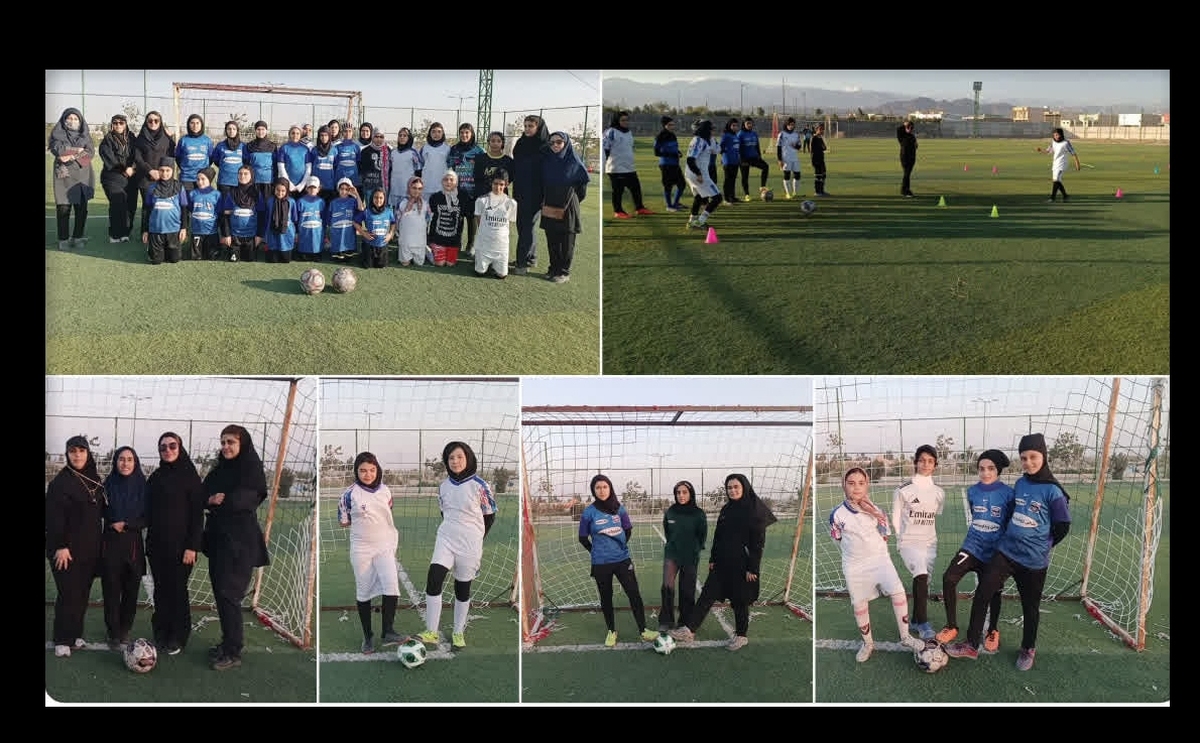 نخستین جشنواره‌ی مینی فوتبال دختران سمنان در بوستان فرشتا برگزار شد
