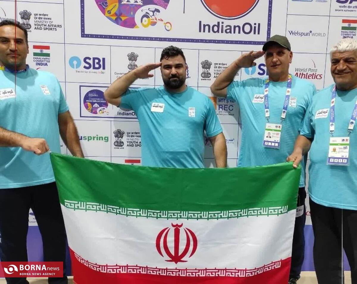 یاسین خسروی رکورد جهان را شکست/ کسب هفتمین مدال طلای ایران در پارادوومیدانی قهرمانی جهان