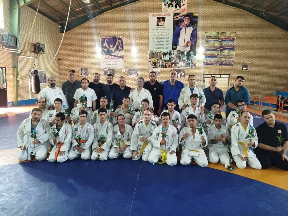 دیدار نایب قهرمان کشتی جهان با ورزشکاران اوتیسمی شهر ری