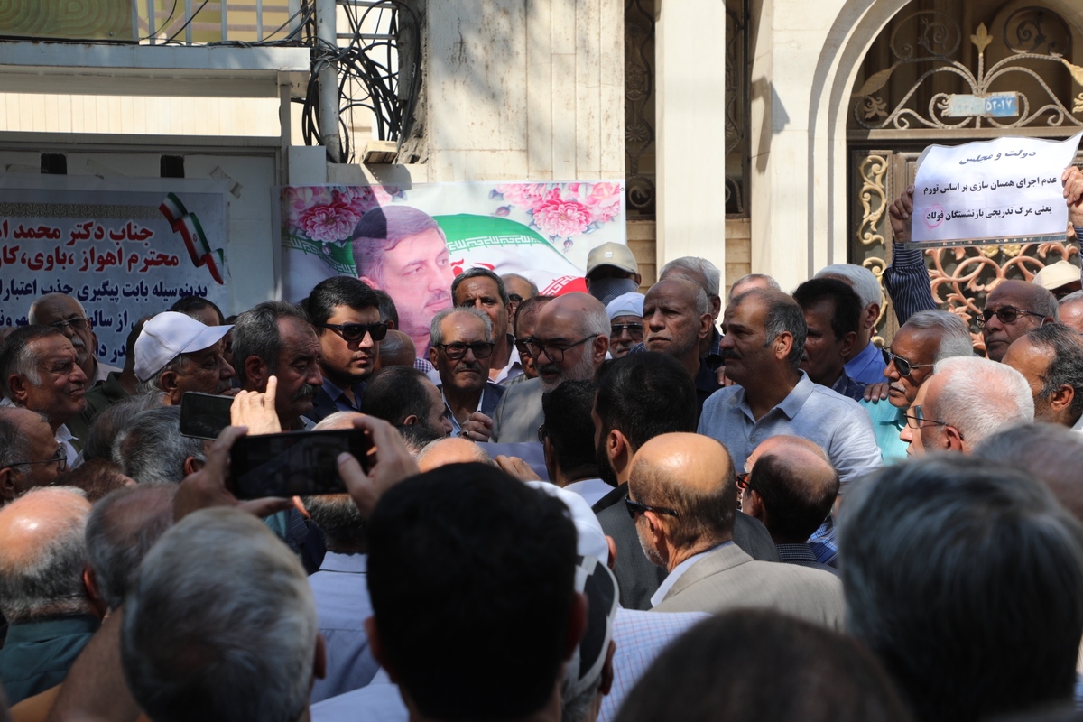 پیگیری ملی استاندار برای تعیین تکلیف مطالبات بازنشستگان فولاد خوزستان