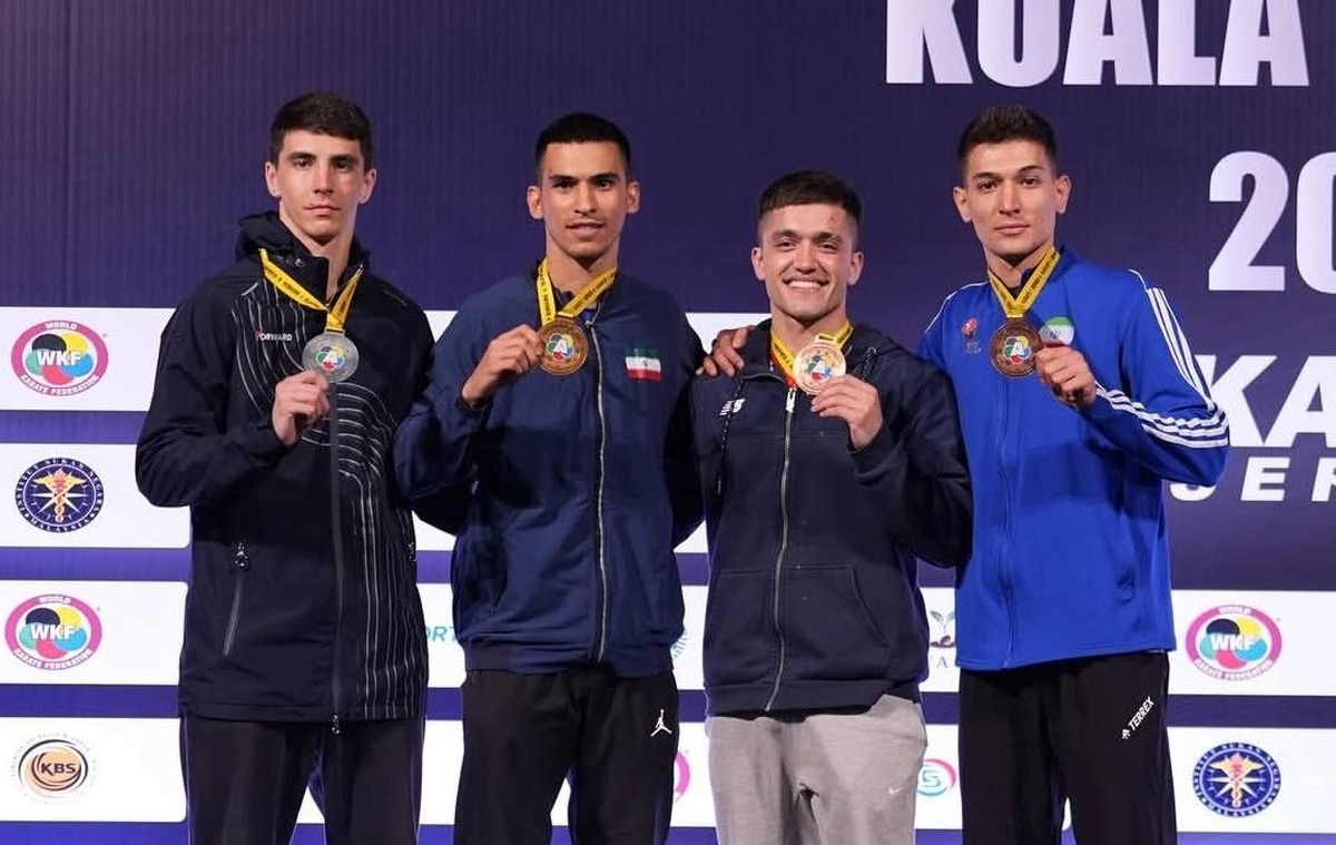 ۴ مدال حاصل تلاش کاراته‌کاهای ایران در لیگ سری A مالزی