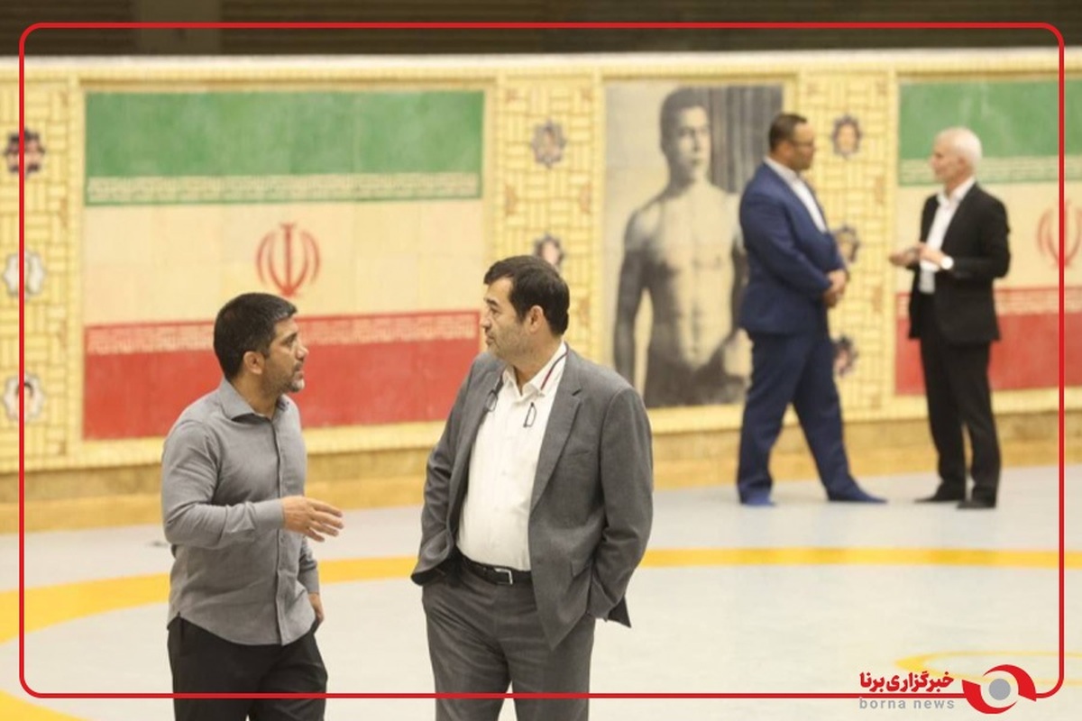 صحبت‌های علیرضا دبیر رئیس فدراسیون کشتی با  احمد دنیامالی وزیر ورزش و جوانان