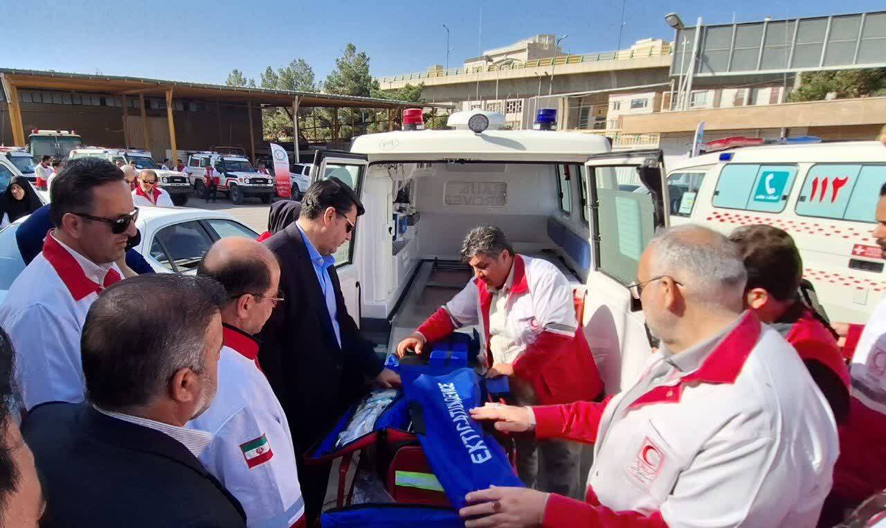 ۱۲۵ میلیارد تومان تجهیزات خودرویی به ناوگان هلال احمر استان قزوین اضافه شد