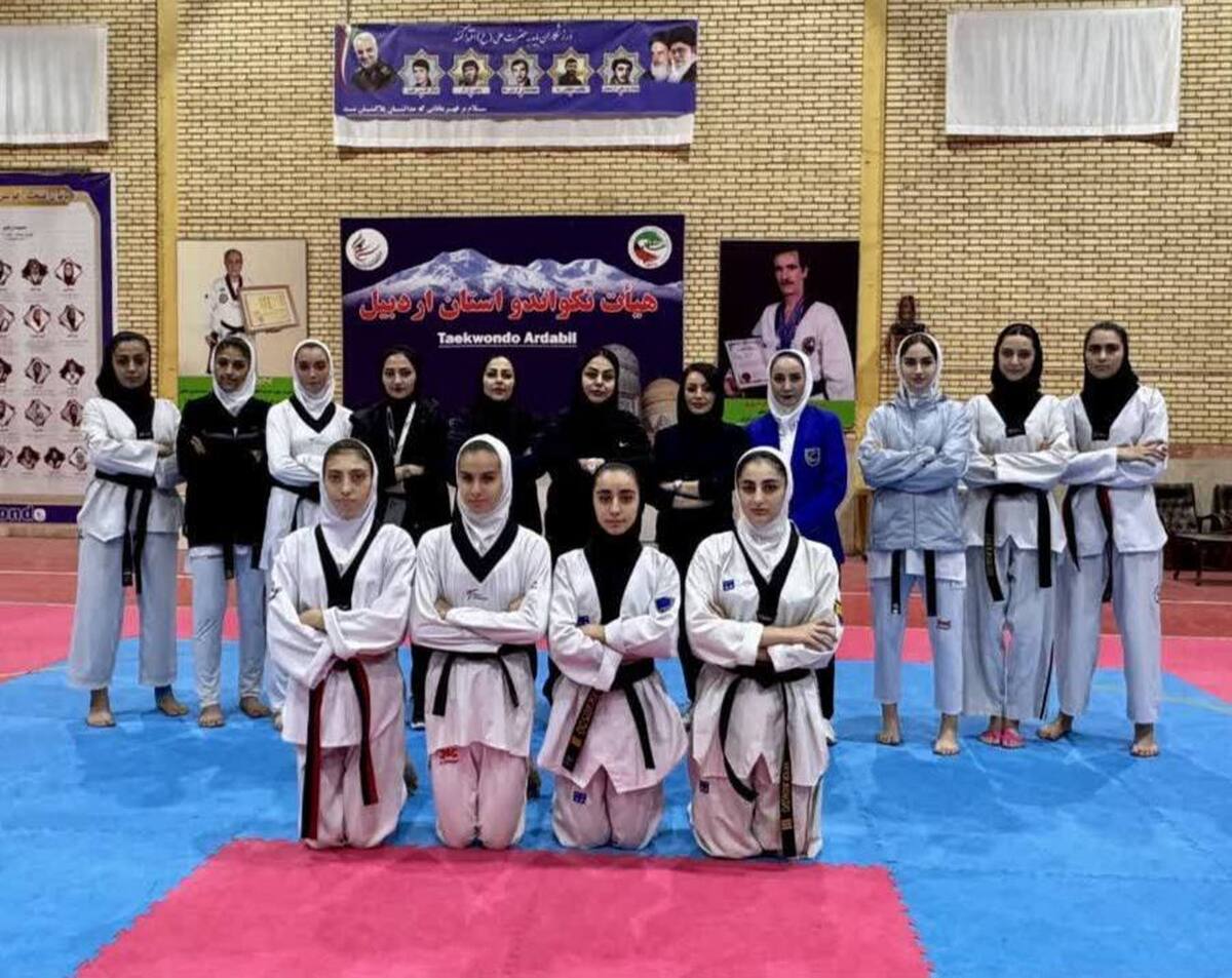 اعلام ترکیب تیم منتخب تکواندو دختران اردبیل برای حضور در المپیاد استعدادهای برتر کشور