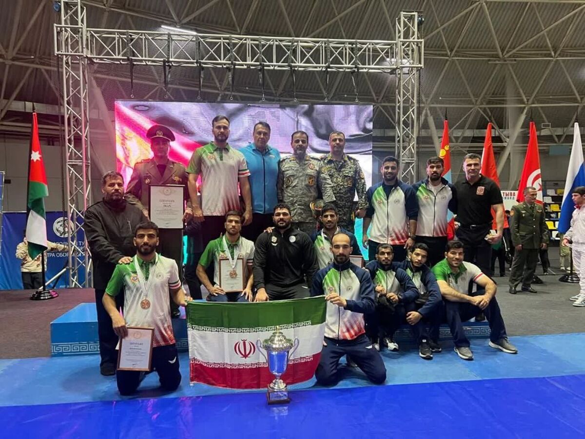 نایب قهرمانی تیم ملی کشتی پایوران نیرو‌های مسلح جمهوری اسلامی ایران در جام وزارت دفاع روسیه 
