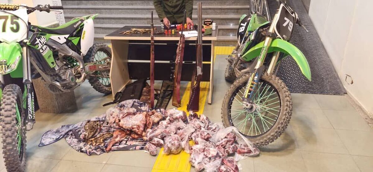 انهدام باند شکار غیرمجاز در پارک ملی خجیر و سرخه‌حصار