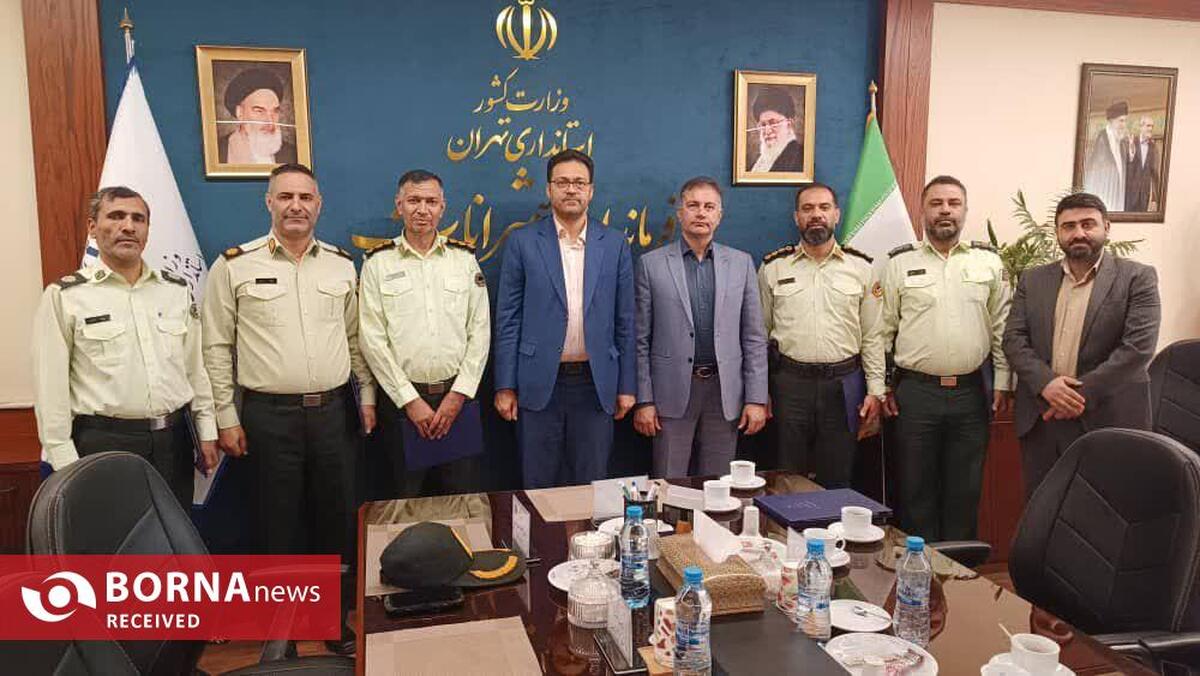 تجلیل از یگان حفاظت فرمانداری شمیرانات به مناسبت هفته نیروی انتظامی