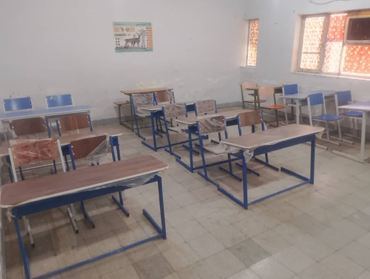 تجهیز کامل مدرسه شهید رجایی هفت‌تپه با دستور استاندار خوزستان به انجام رسید