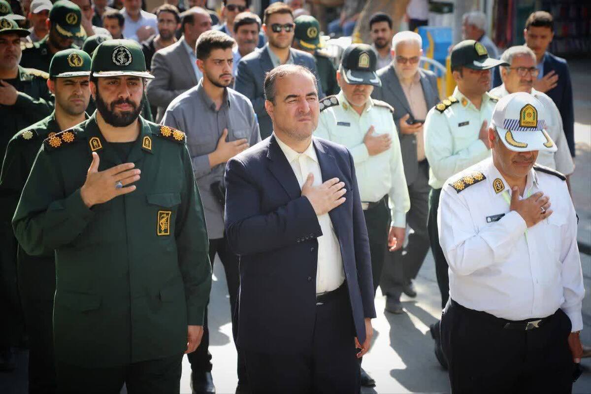 مراسم تشییع پیکر جانباز شهید حاج احمد جدیدی گیلی در اراک برگزار شد