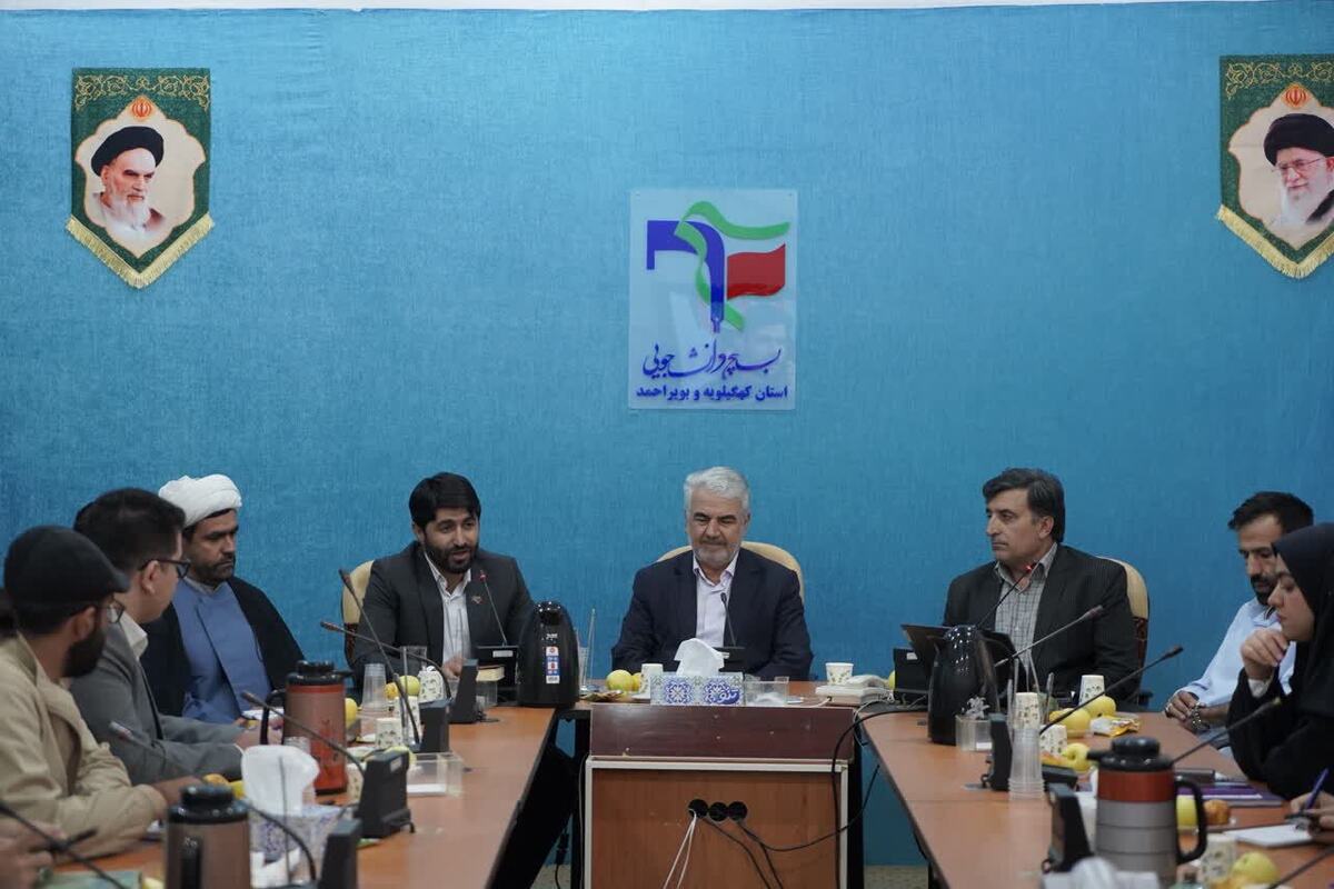 بررسی مشکلات بسیج دانشجویی در نشست با معاون سیاسی استاندار