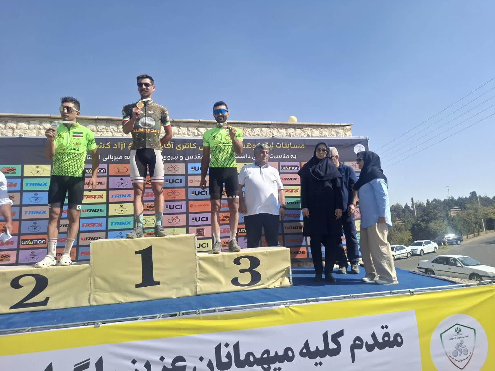 قهرمانان لیگ دوچرخه‌سواری کوهستان کشور در قزوین معرفی شدند