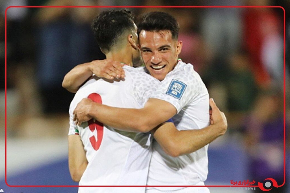 گل اول ایران توسط حسین‌زاده در دقیقه 48