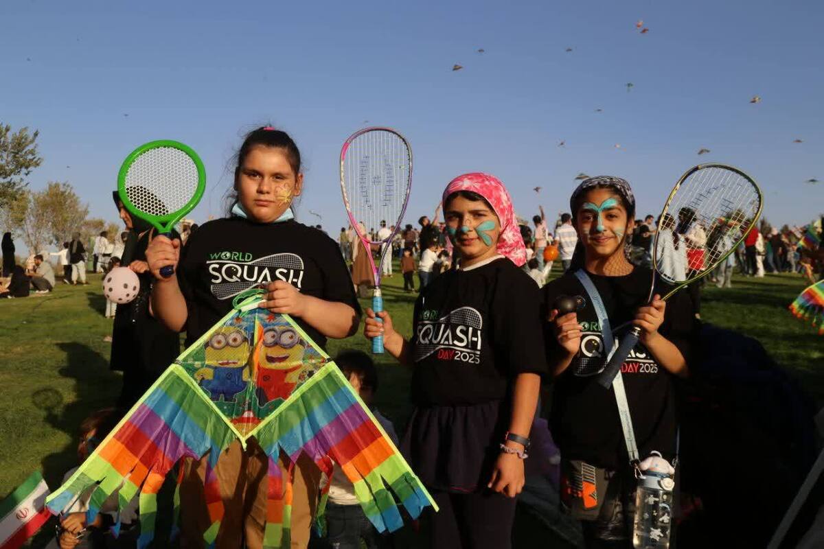 جشنواره روز جهانی اسکواش در قزوین  برگزار شد