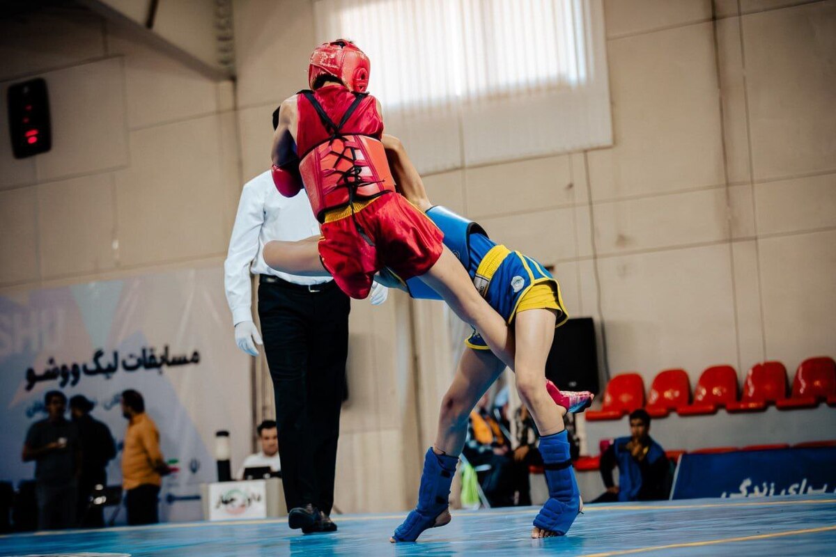 گلستان قهرمان دور رفت ووشو قهرمانی نوجوانان کشور