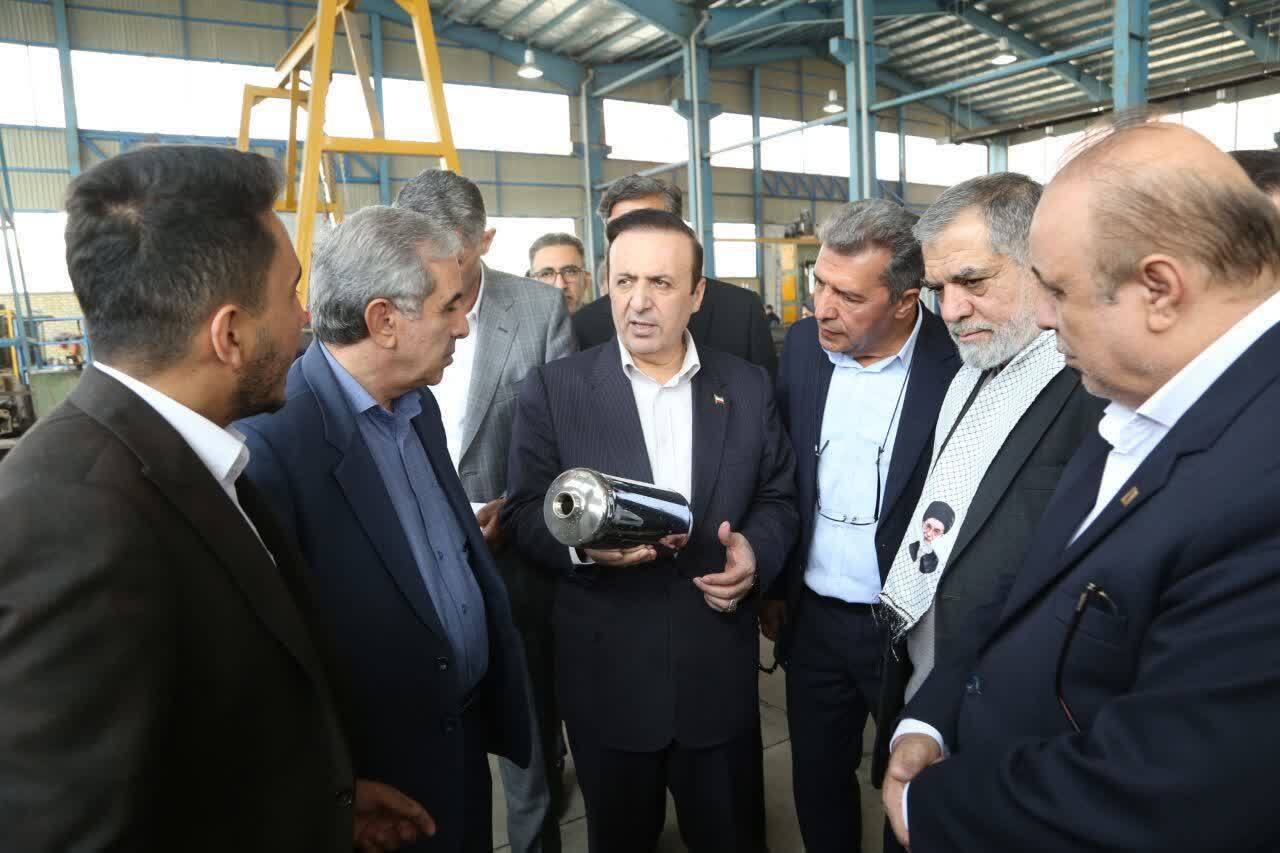 استاندار قزوین از شرکت سامان صنعت بایا بازدید کرد استاندار قزوین از شرکت سامان صنعت بایا بازدید کرد