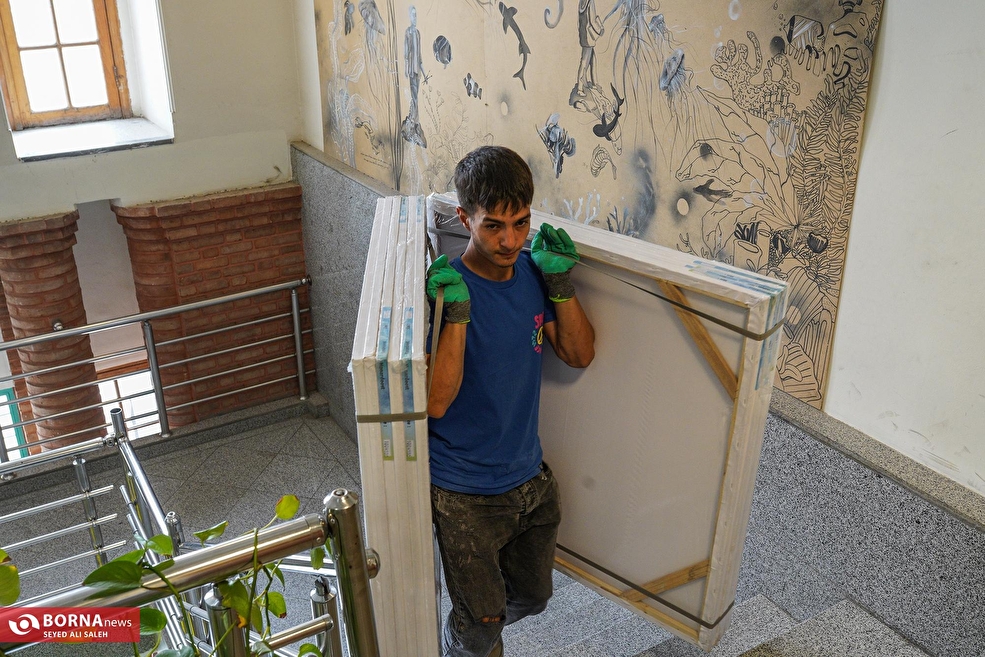 افتتاحیه جشنواره هنرهای تجسمی جوانان