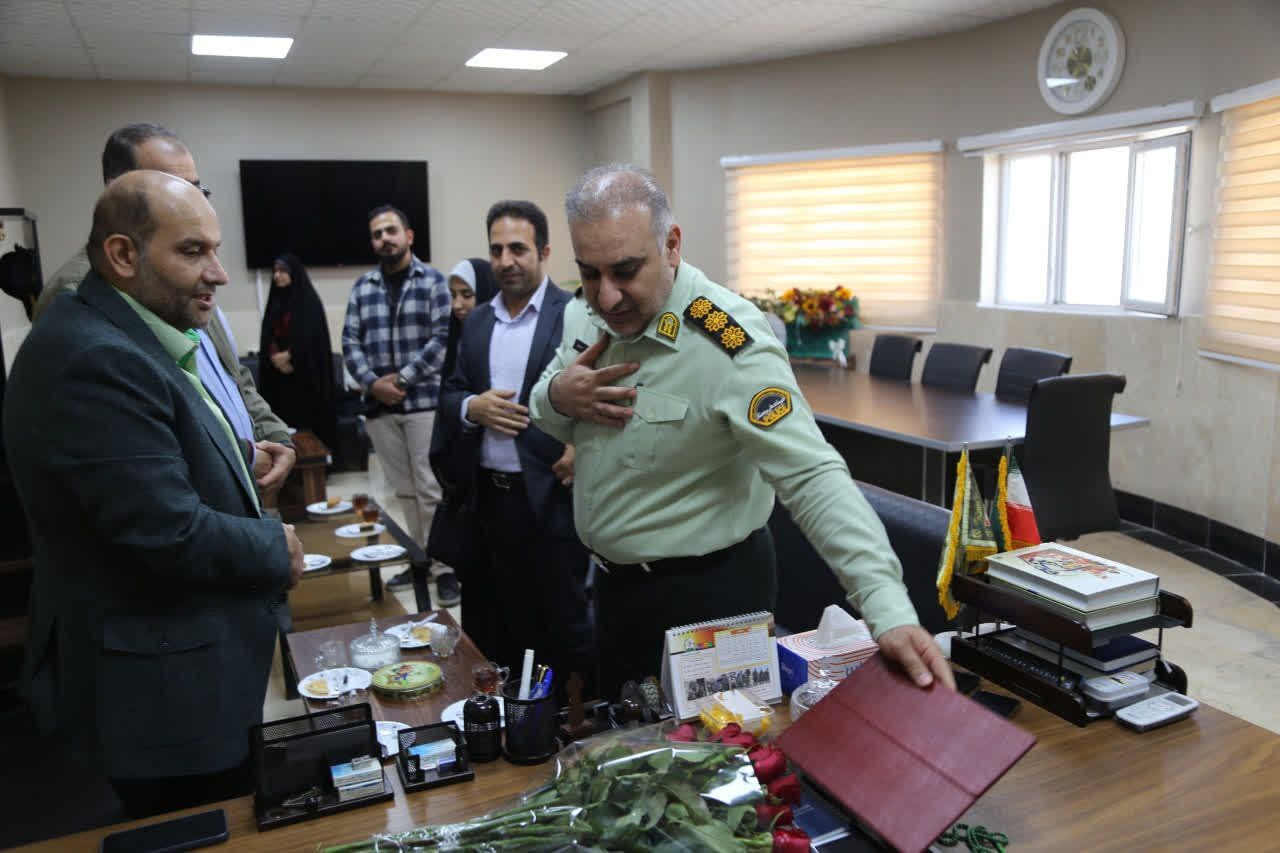 دیدار معاون دانشجویی دانشگاه آزاد اسلامی واحد شهرقدس