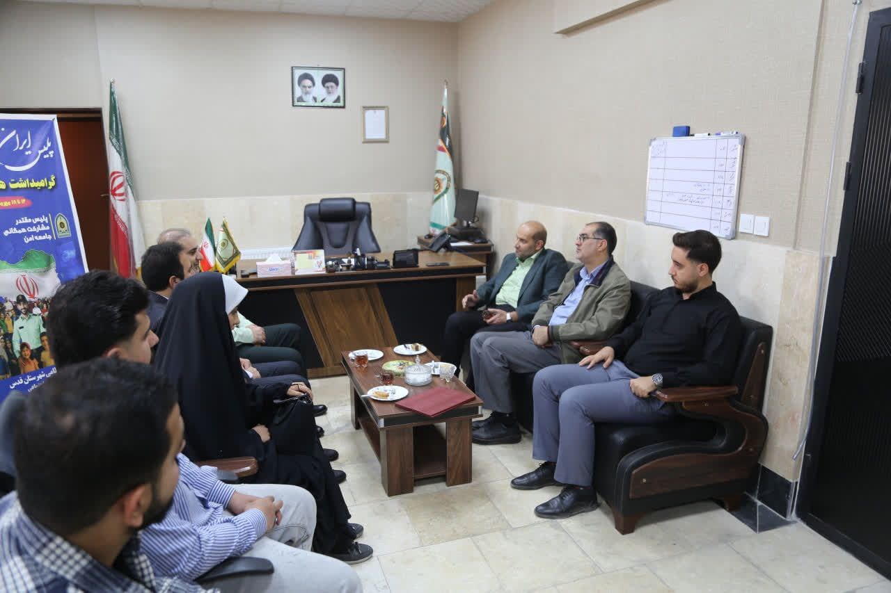 دیدار معاون دانشجویی دانشگاه آزاد اسلامی واحد شهرقدس