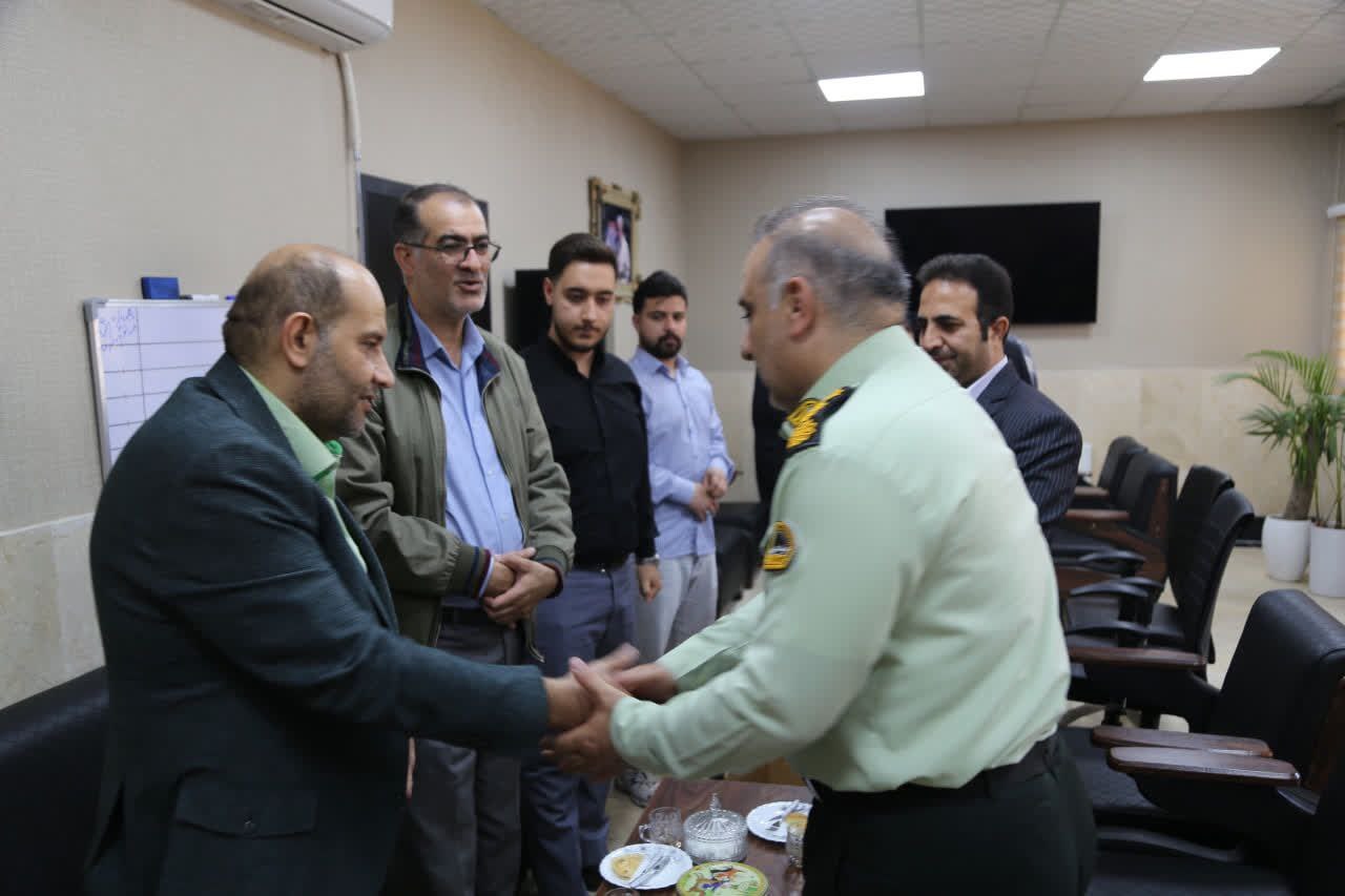 دیدار معاون دانشجویی دانشگاه آزاد اسلامی واحد شهرقدس