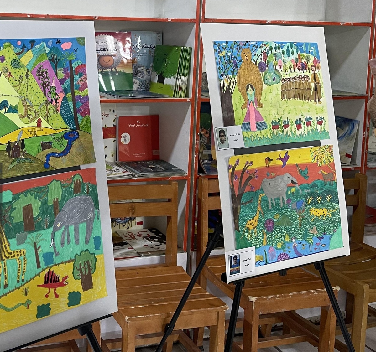 افتتاح نمایشگاه نقاشی کودکان در یاسوج