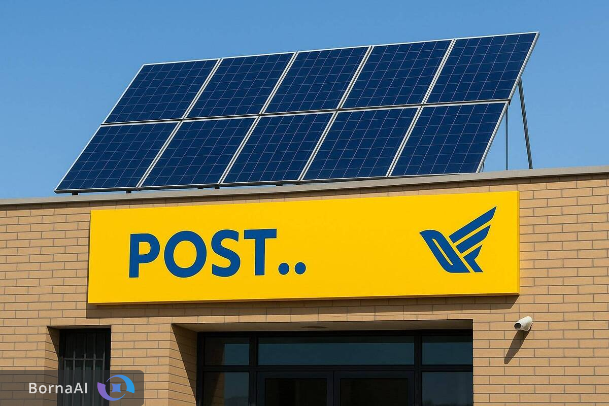 تجهیز ۳ دفتر پستی تهران به پنل‌های خورشیدی تا پایان سال