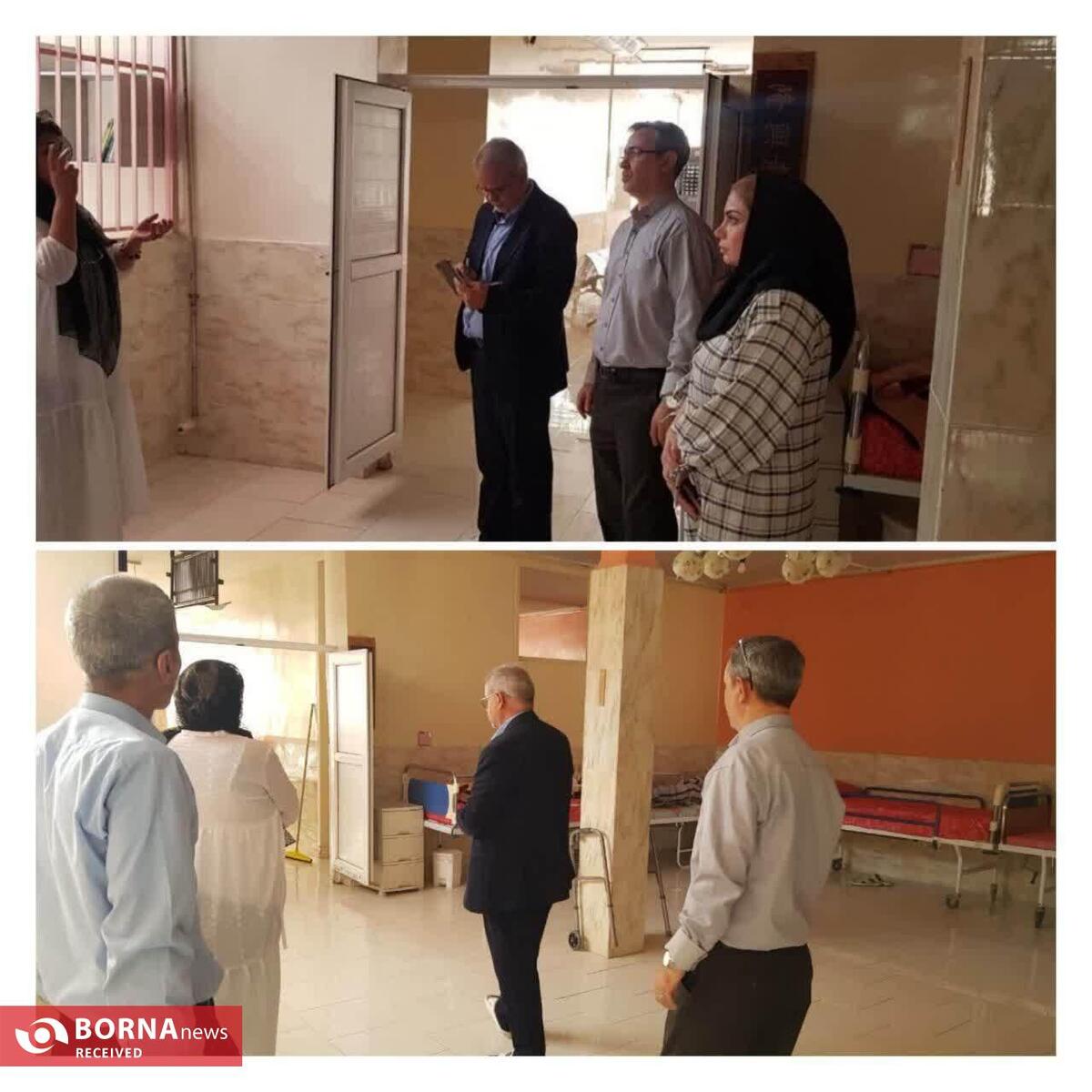 بازدید تخصصی سرپرست اداره بهزیستی شهرستان از مرکز توانبخشی و نگهداری سالمندان دریا