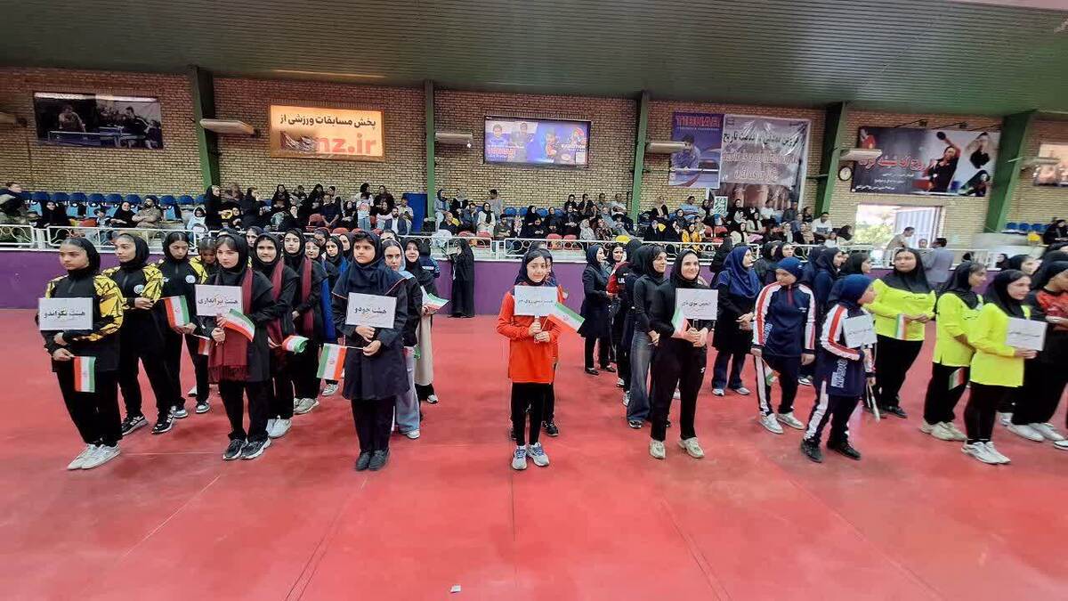 دختران ورزشکار قزوین، سفیران افتخار و تلاش در المپیاد استعداد‌های برتر کشور هستند