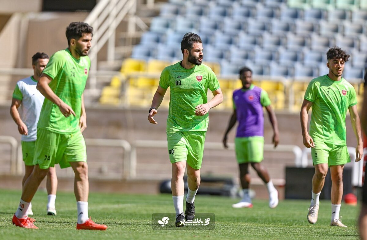 چهار چهره ویژه گرمابخش تمرین پرسپولیس