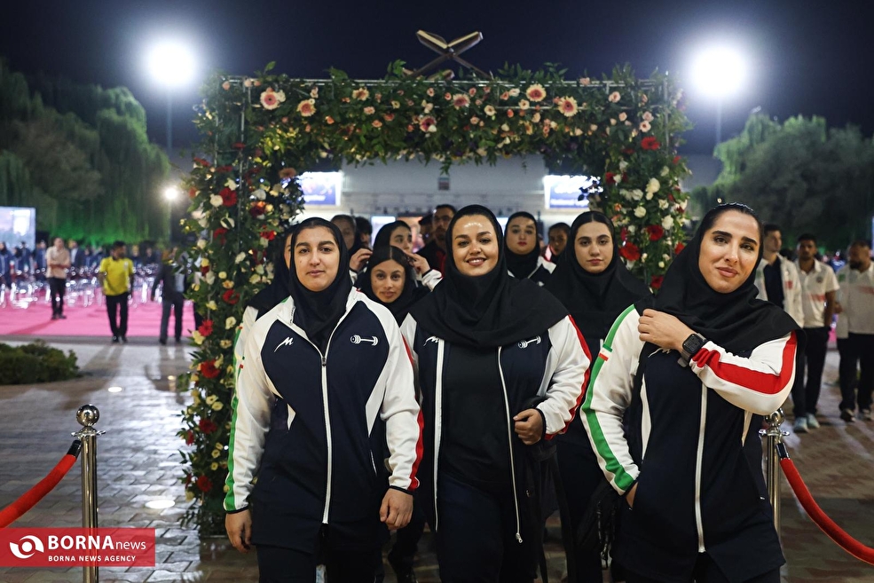 مراسم بدرقه ورزشکاران اعزامی به بحرین و عربستان -۲