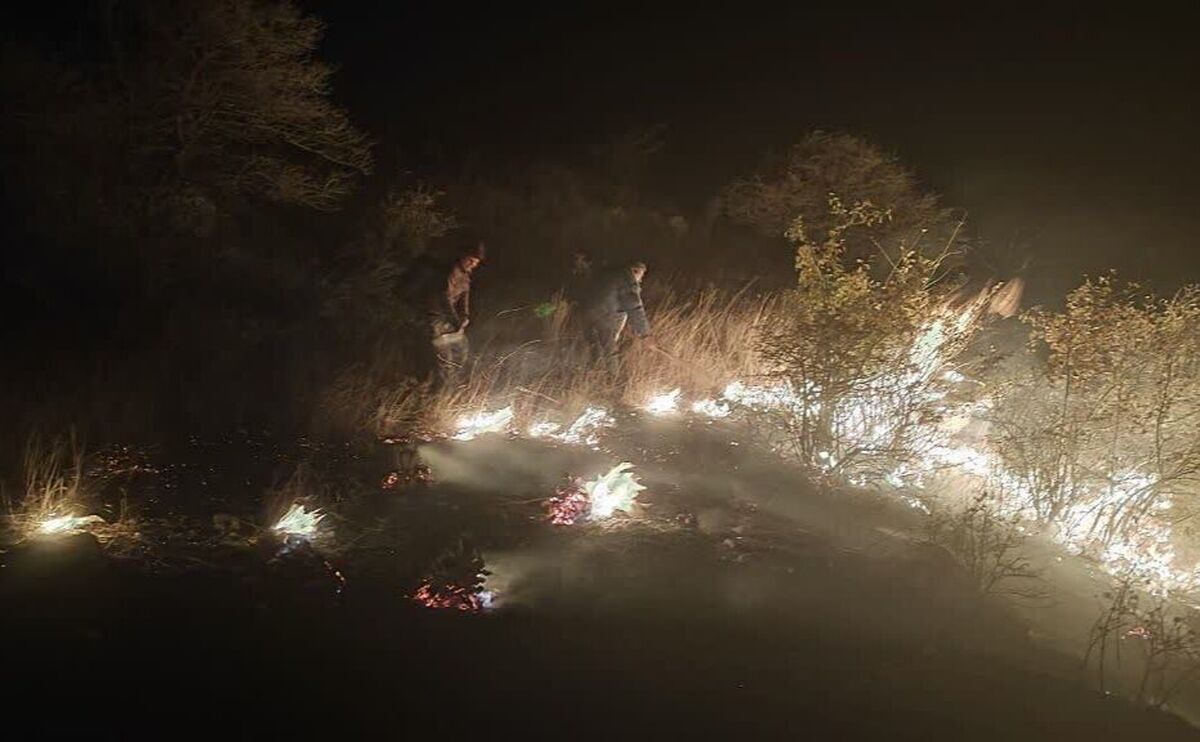 ۶۰ هکتار از مراتع آخرداغ بجنورد طعمه آتش شد