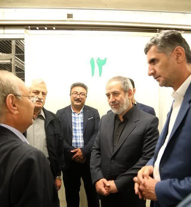 بازدید معاون اقتصادی استانداری قزوین از شرکت جلگه صدف آبیک 