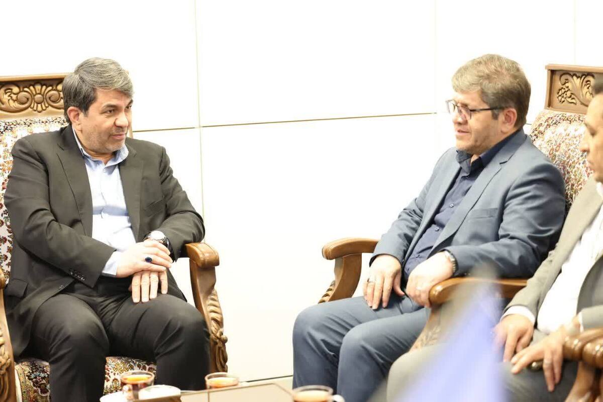 توسعه زیرساخت‌های ریلی؛ محور گفت‌وگوی استاندار کرمان و مدیرعامل راه‌آهن کشور
