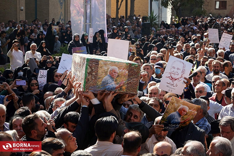 تشییع پیکر محمد کاسبی