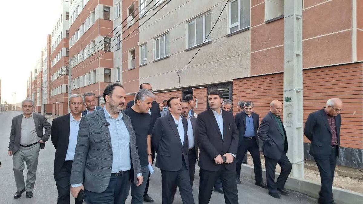 استاندار قزوین از پروژه های نهضت ملی مسکن بازدید کرد