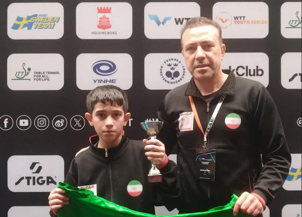 «شعاری» نابغه نوجوان هوپس آسیا و «شیشه گرها» از مسابقات جهانی تنیس روی میز انگلیس باز ماندند