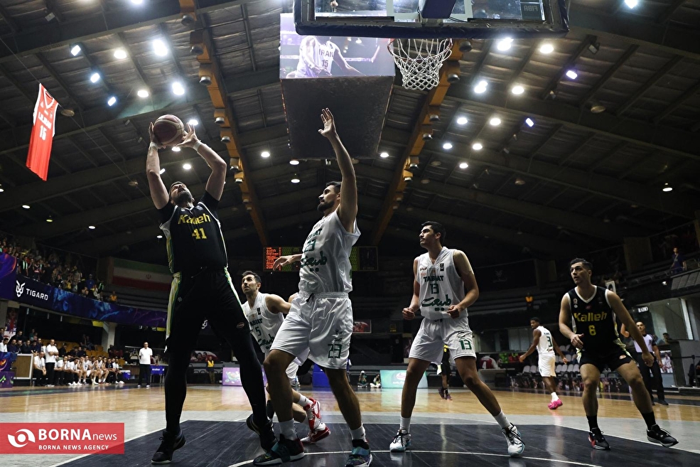 دیدار تیم های بسکتبال طبیعت - کاله