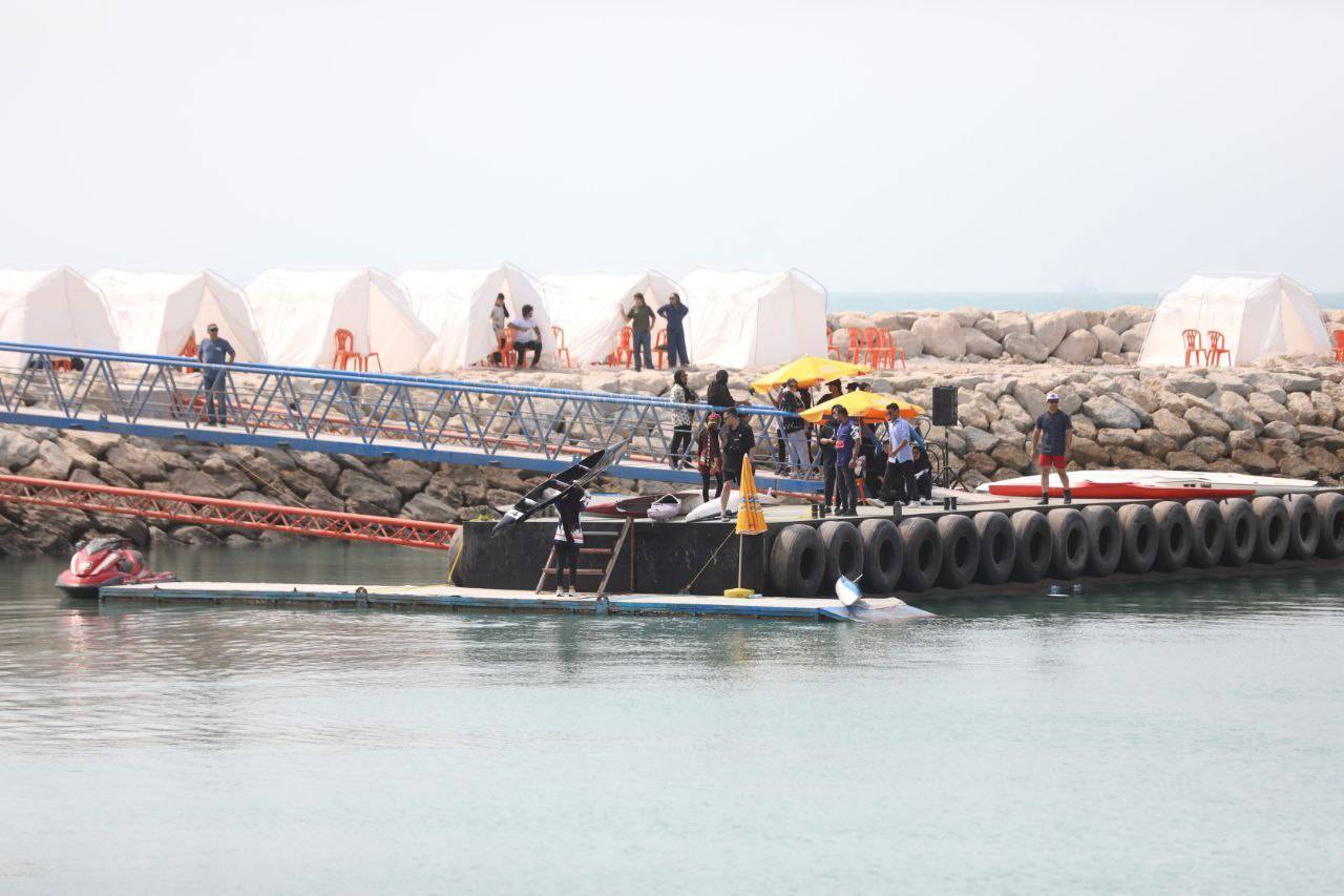 برگزاری المپیاد استعدادهای برتر ورزش قایقرانی دختران در بندرعباس
