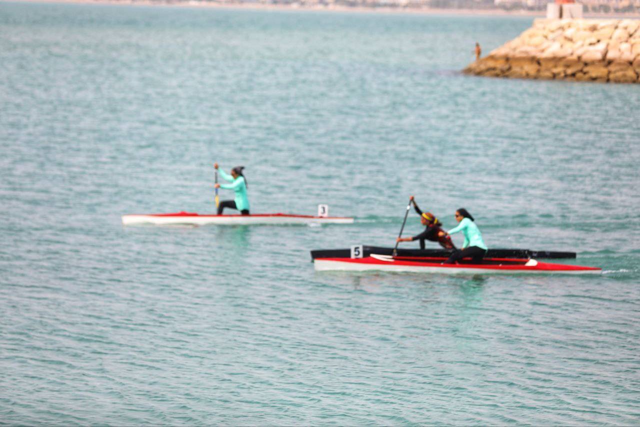 برگزاری المپیاد استعدادهای برتر ورزش قایقرانی دختران در بندرعباس