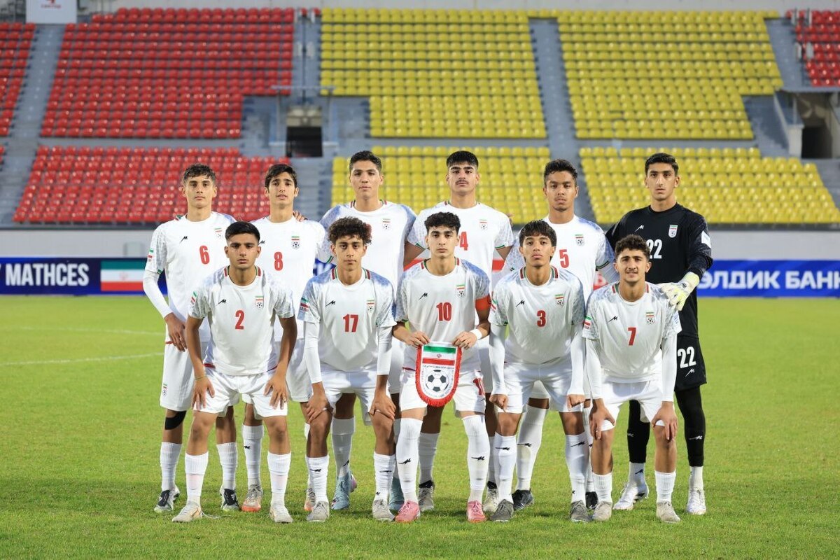 نوجوانان فوتبال ایران میزبان خود را گلباران کردند