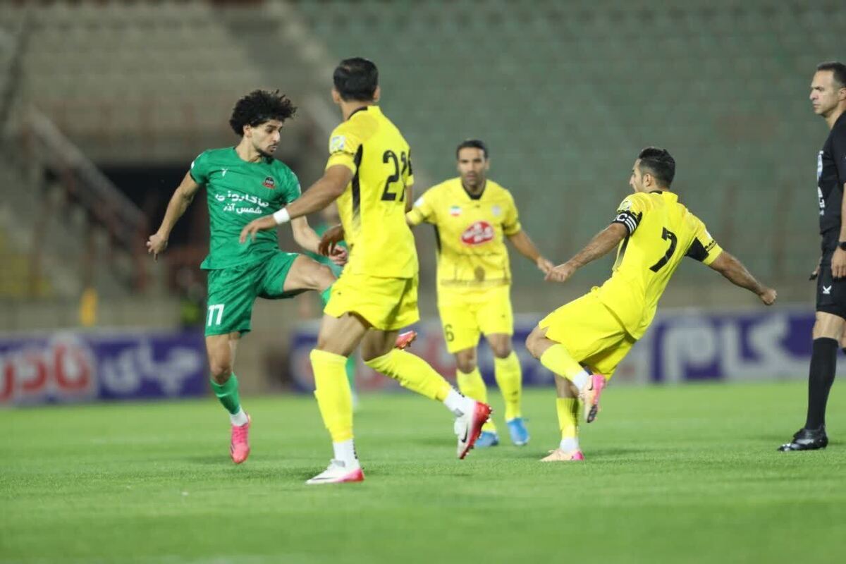 شکست شمس آذر مقابل فجر سپاسی شیراز 