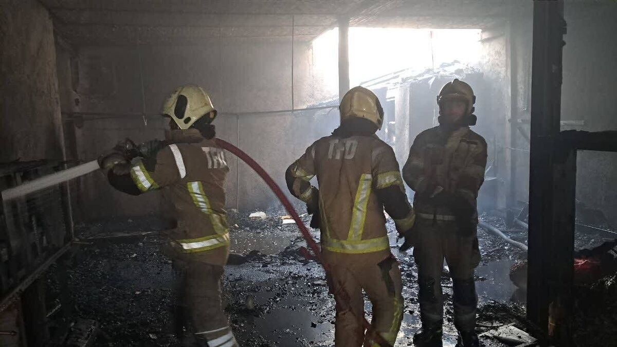 آتش سوزی انبار در منطقه کرکج مهار شد