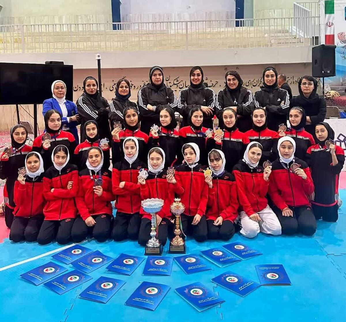 ۲ طلا، ۴ نقره و ۱۰ برنز در کارنامه تکواندوکاران دختر گلستانی
