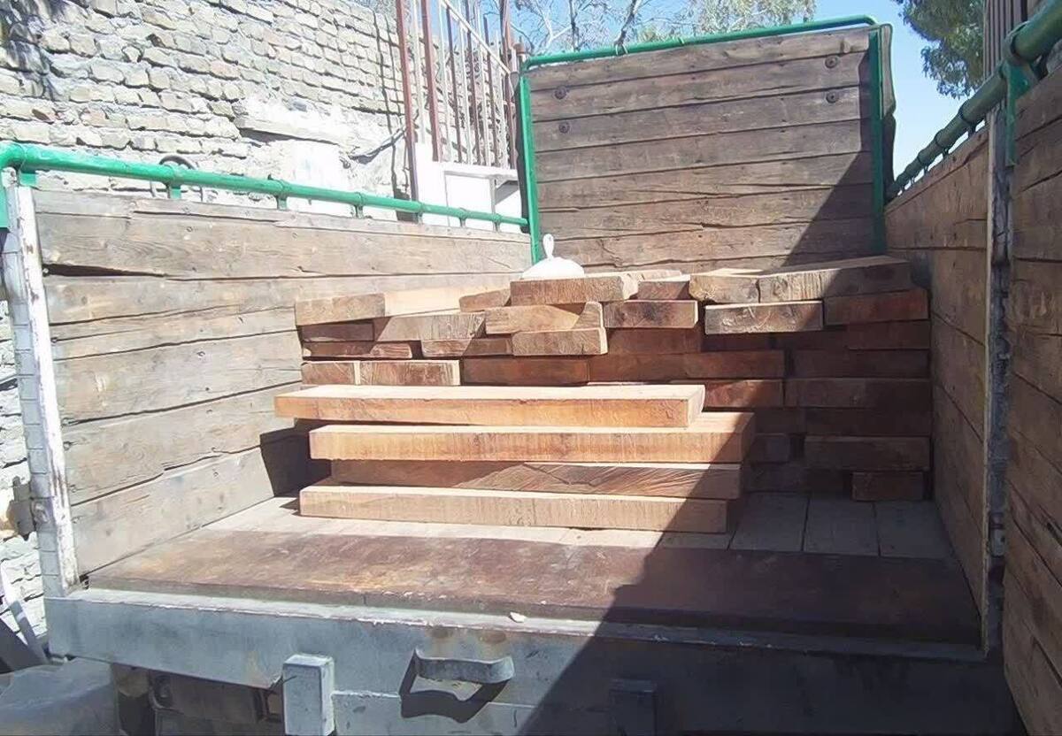 کشف ۳ تن چوب جنگلی قاچاق در اراک