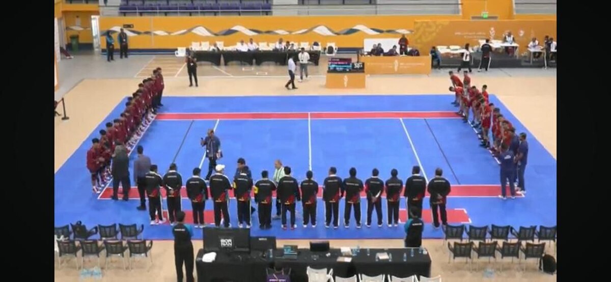  استارت پرقدرت پسران کبدی کار ایران در بازی‌های آسیایی بحرین 