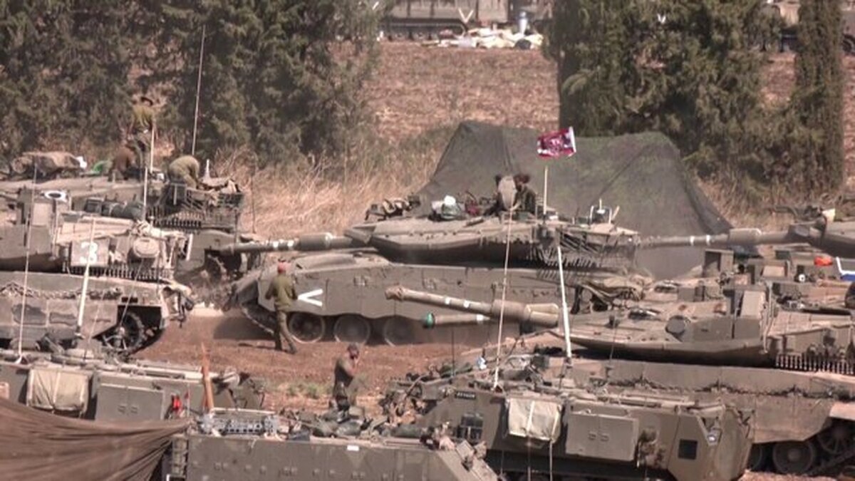 مانور نظامی ارتش اشغالگر در مرزهای لبنان