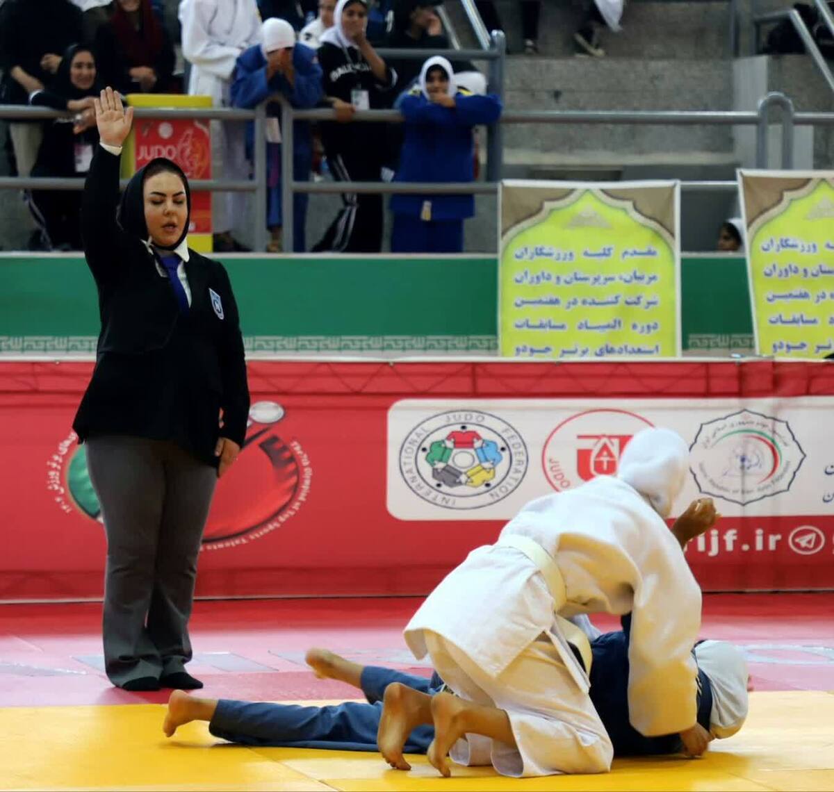 دختران جودوکار رقابت های المپیاد استعدادهای برتر ورزشی را در مازندران آغاز کردند