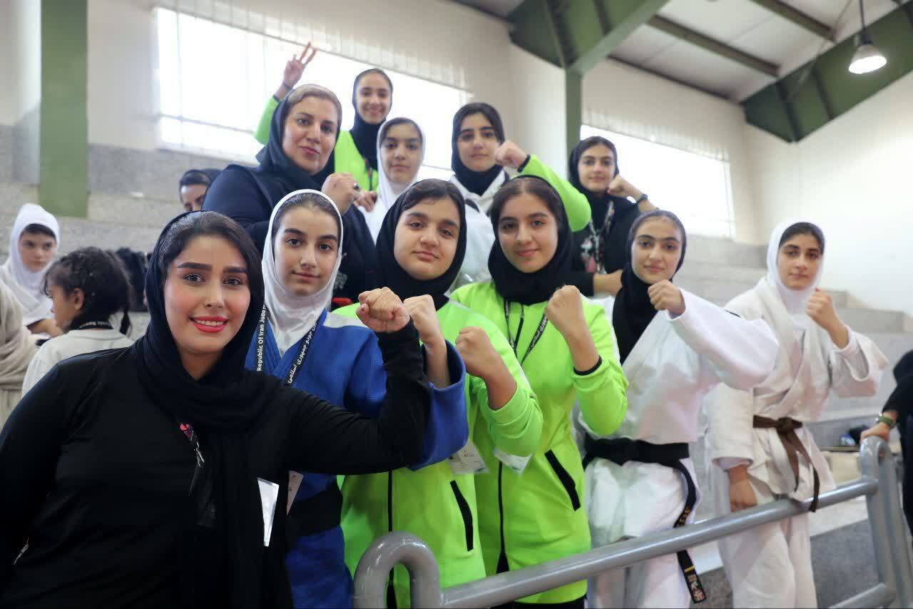 دختران جودوکار رقابت های المپیاد استعدادهای برتر ورزشی را در مازندران آغاز کردند