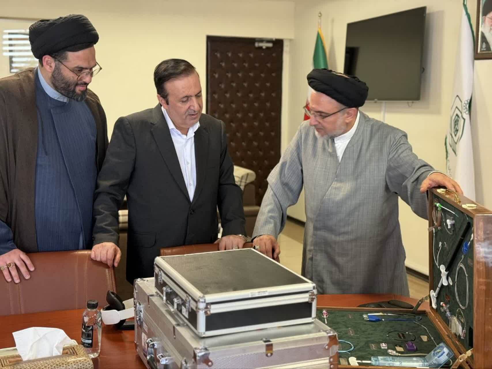 دیدار استاندار قزوین با رئیس سازمان اوقاف و امور خیریه کشور